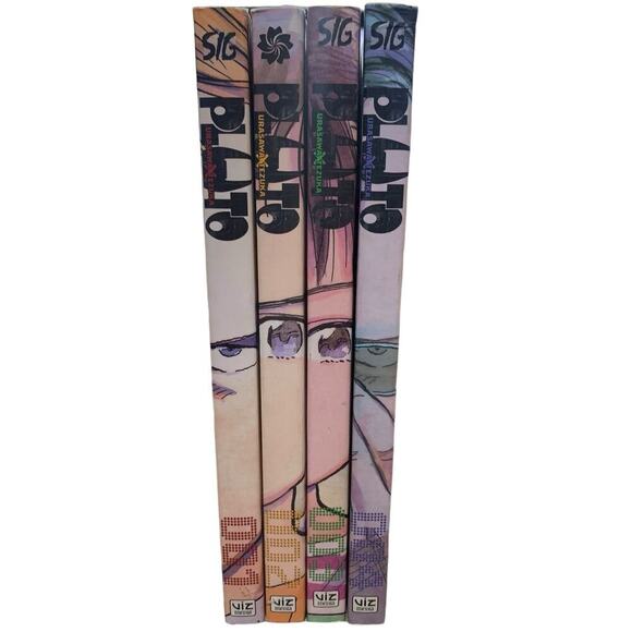 Pluto Manga Vol.‎ 1-4 English Language Viz Media - Picture 2 of 5